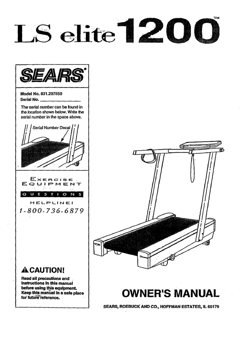 Sears LS elite 1200 owner's manual