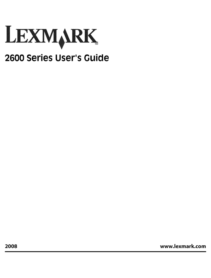 Lexmark 2600 series User manual