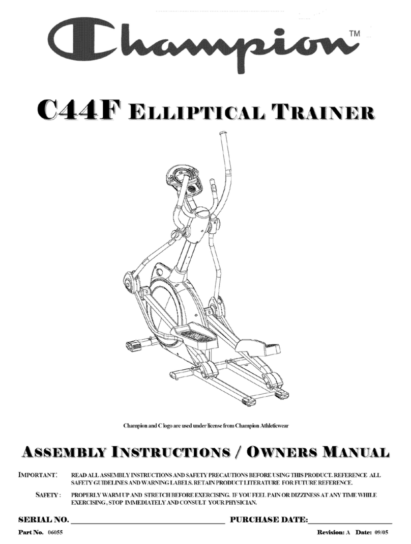 Champion C44F owner's manual