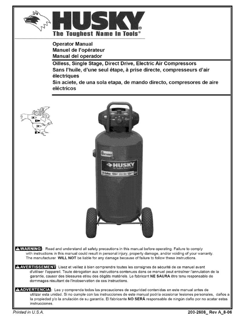 Husky VLK1582609 Operator's manual