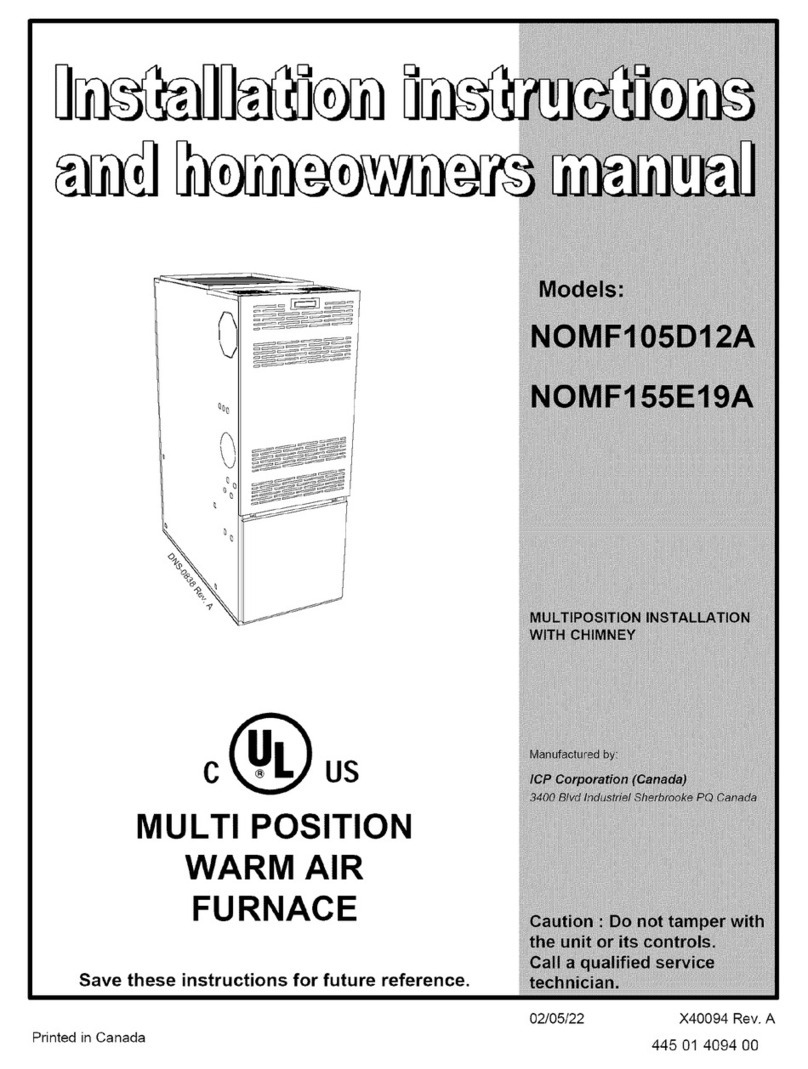 ICP NOMF105D12A Quick start guide