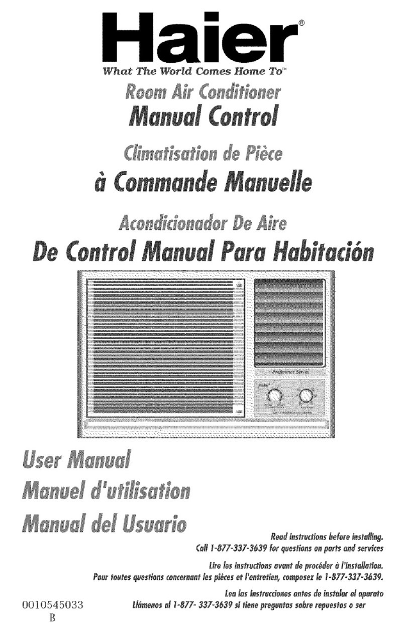 Haier HWS10XC1 User manual