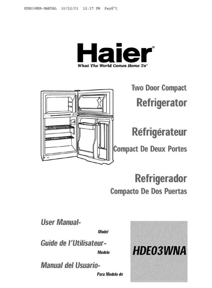 Haier HDE03WNA user manual