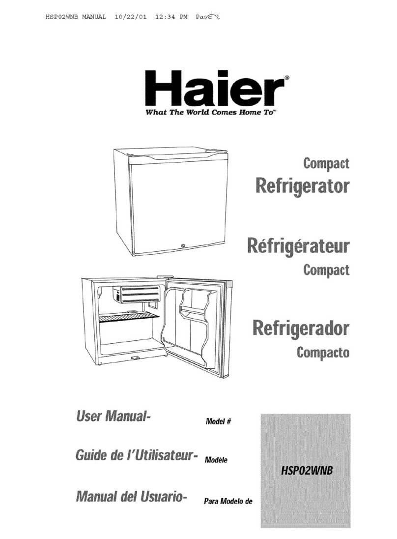 Haier HSP02WNB User manual Haier HSP02WNB User manual
