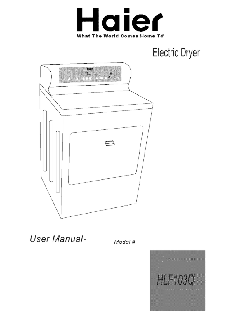 Haier Ginesis HLF103Q User manual