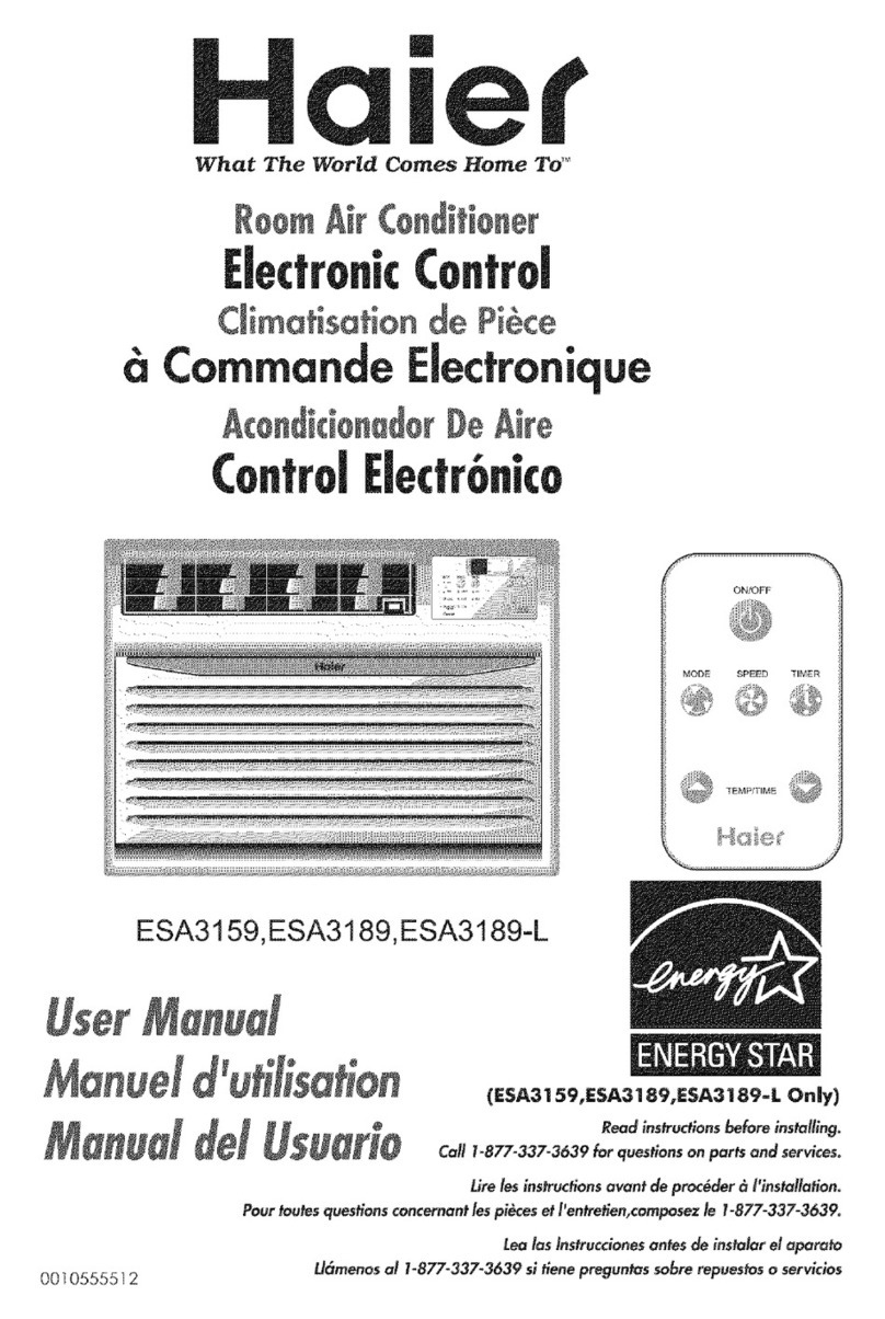 Haier ESA3159 User manual