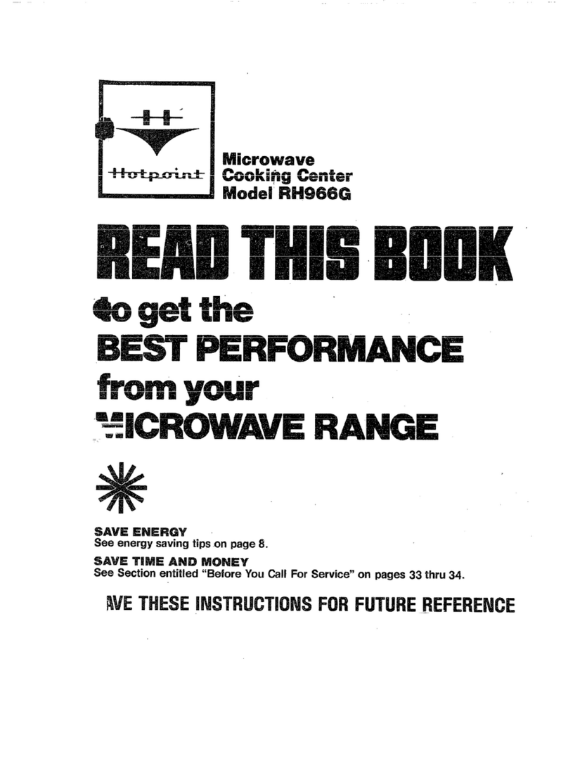 Hotpoint RH966G owner's manual