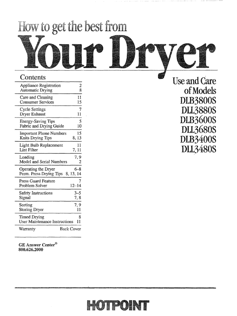Hotpoint DLL3880S Installation instructions