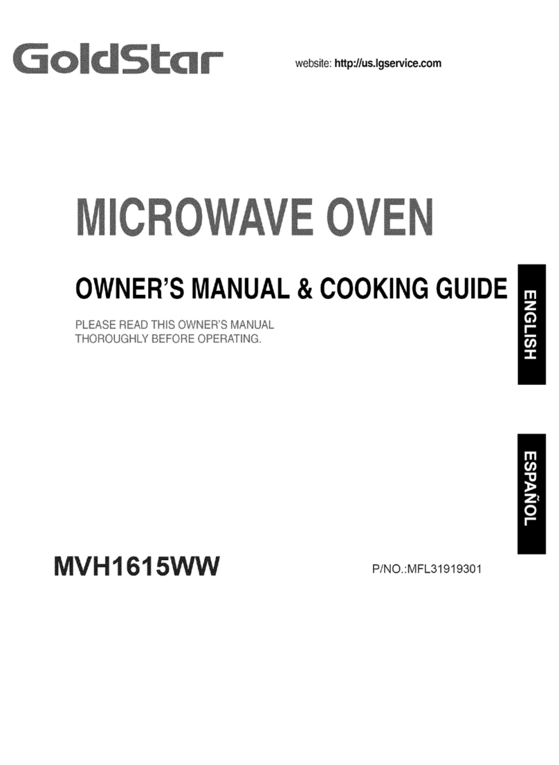 Goldstar MVH1615WW Use and care manual
