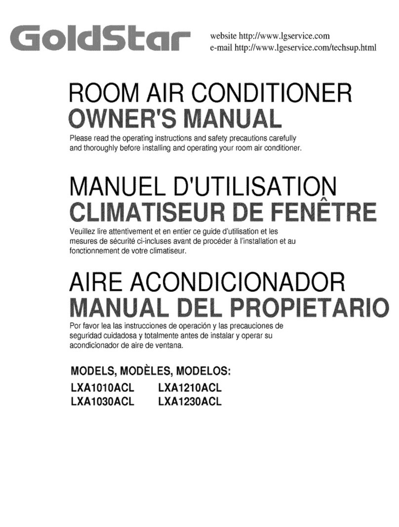 Goldstar LXA1210ACL User manual Goldstar LXA1210ACL User manual