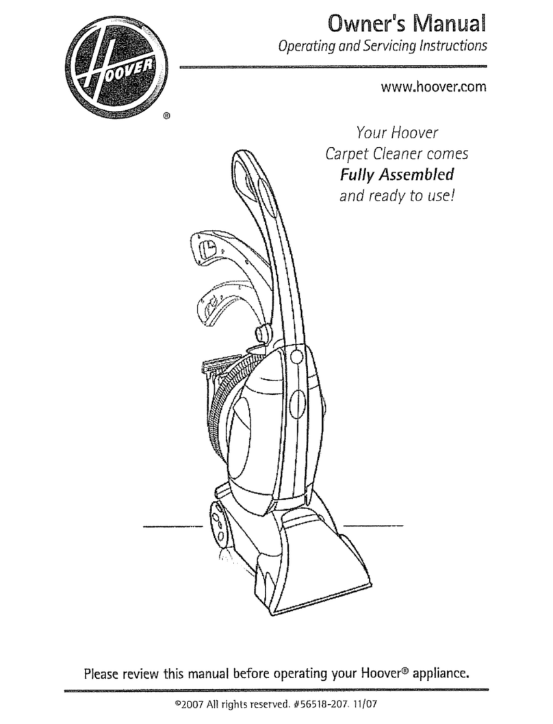 Hoover Carpet Cleaner User guide