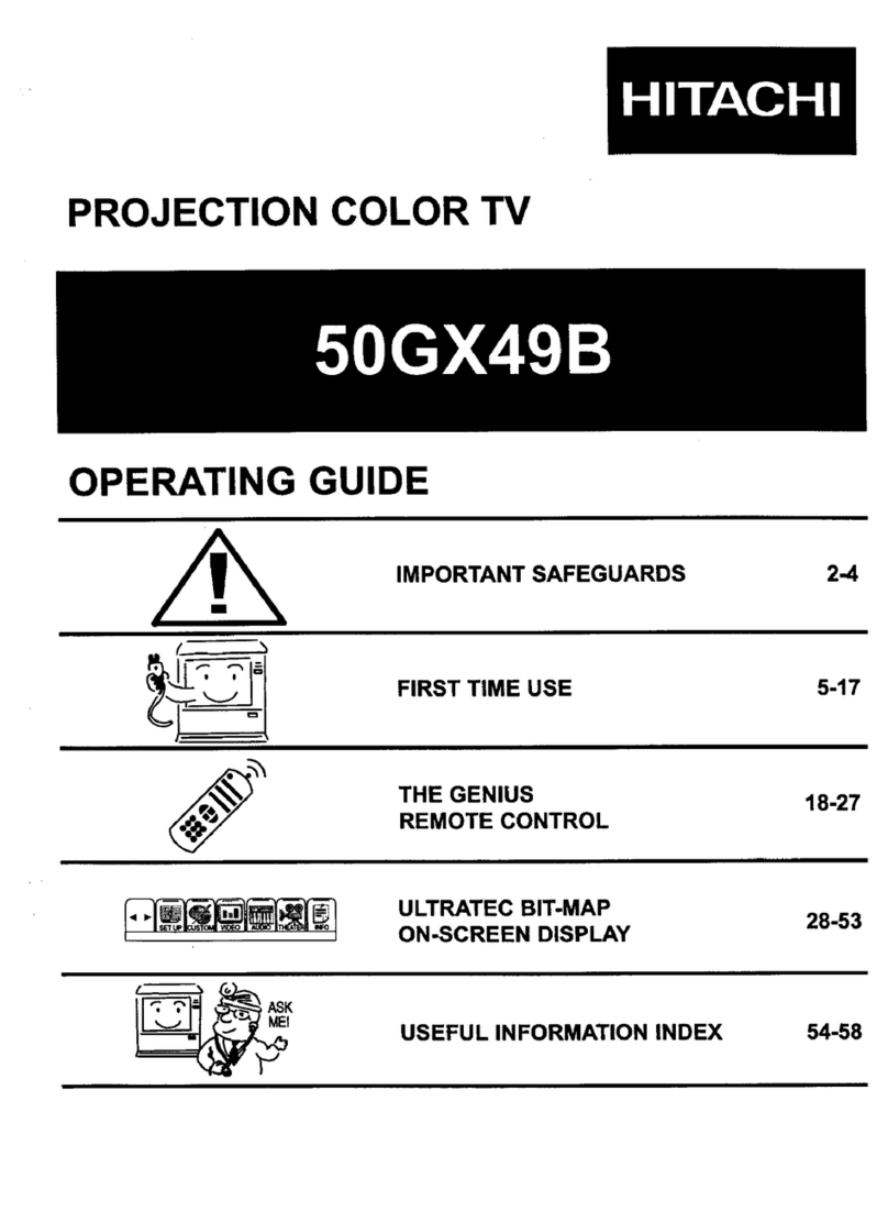 Hitachi 50GX49B operating guide