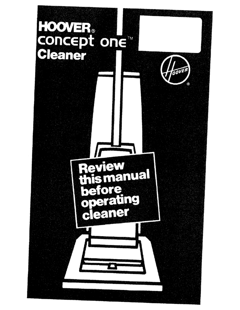 Hoover Concept one manual