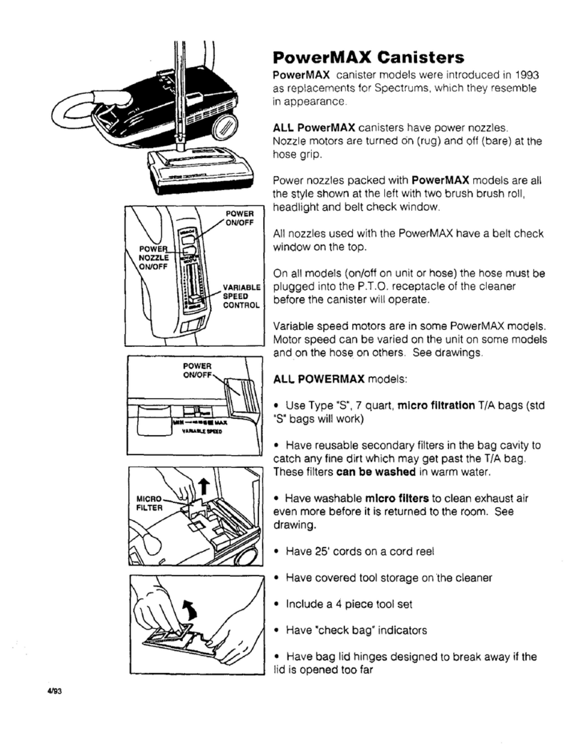 Hoover PowerMAX Operating instructions