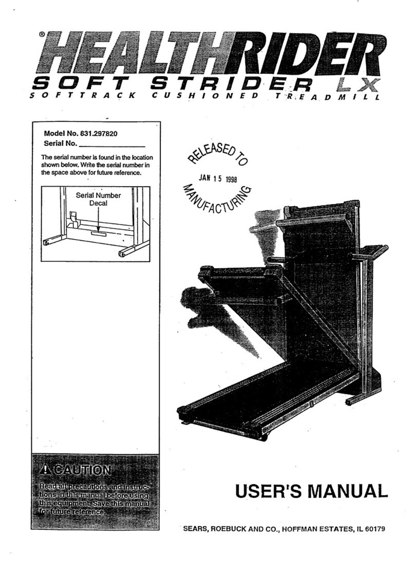HEALTH RIDER Soft Strider LX user manual HEALTH RIDER Soft Strider LX user manual