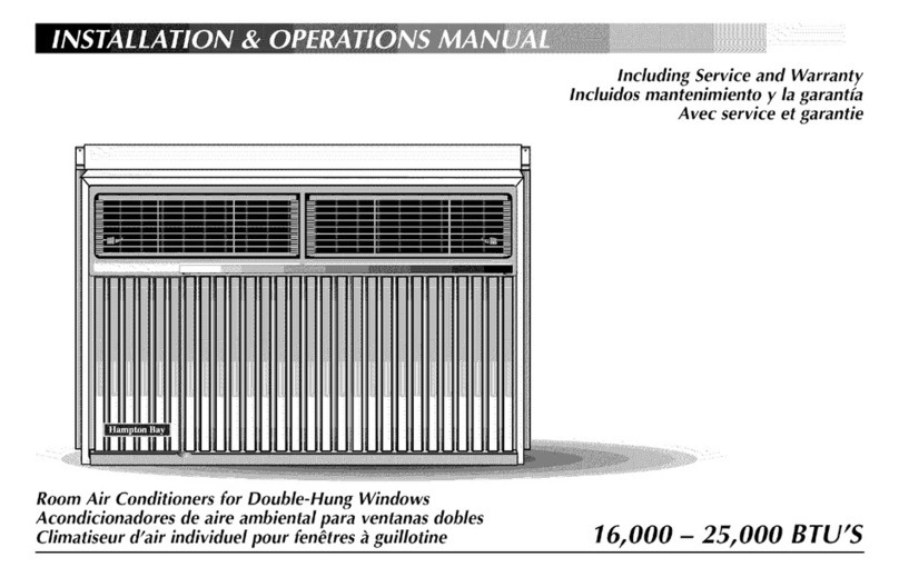 HAMPTON BAY Room Air Conditioners s User manual