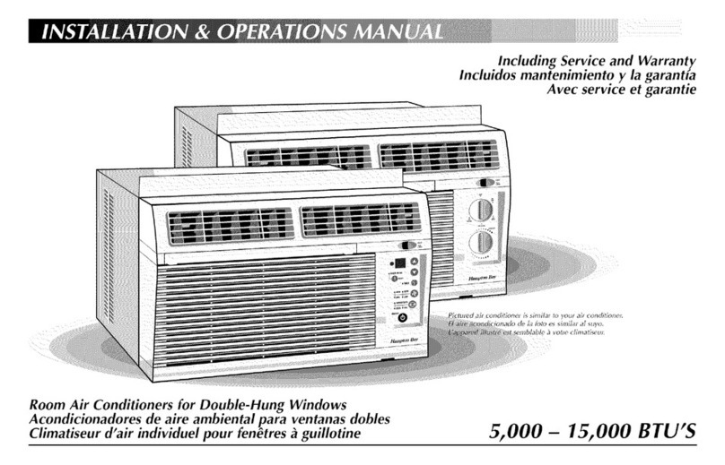 HAMPTON BAY Room Air Conditioners s User manual
