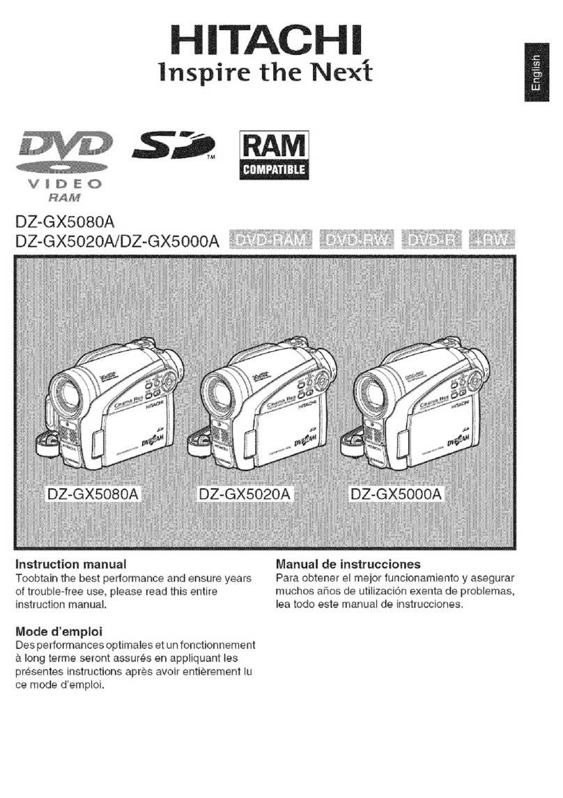 Hitachi DZ-GX5080A User manual