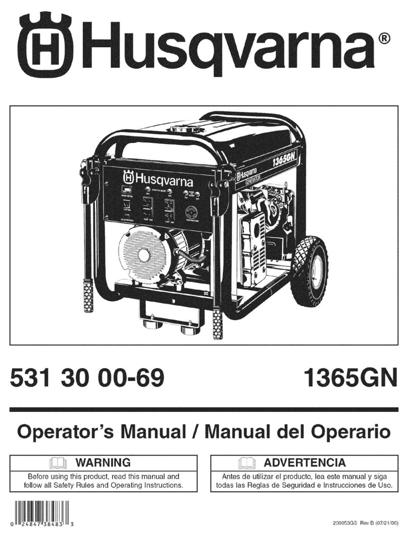 Husqvarna 1365GN Operator's manual