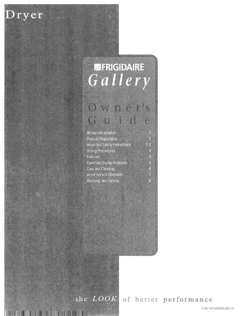 Frigidaire gallery FDG747GES0 User manual