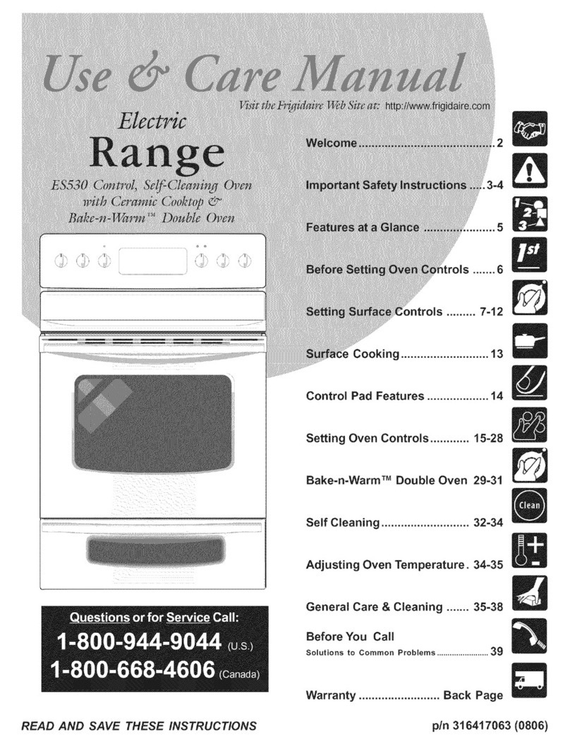 Frigidaire FEFLMC55HCC User manual Frigidaire FEFLMC55HCC User manual