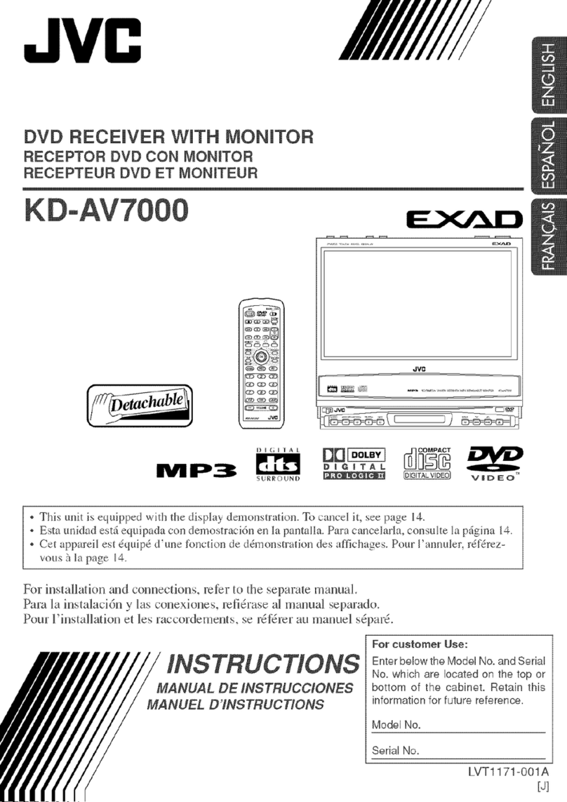 JVC EXAD KD-AV7000 User manual