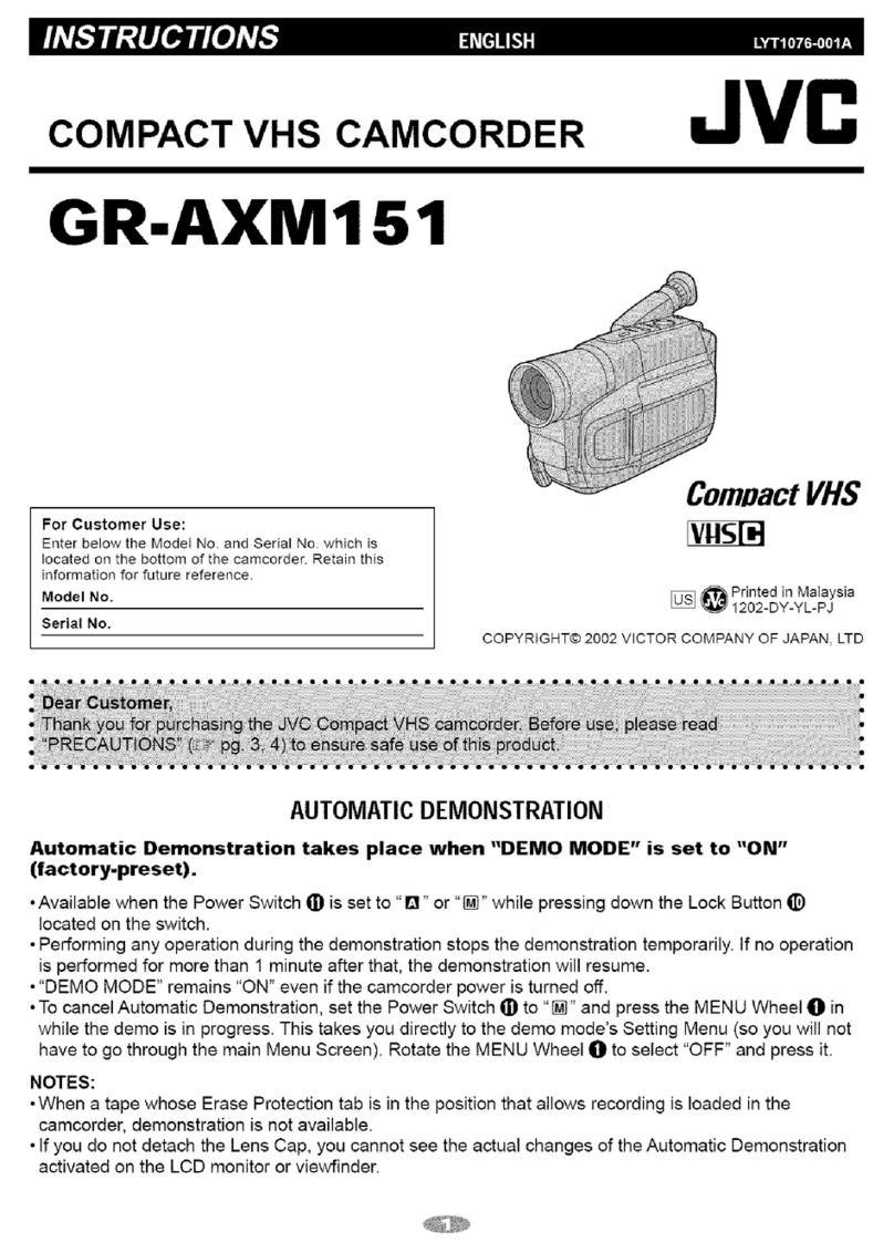 JVC GR-AXM151 User manual