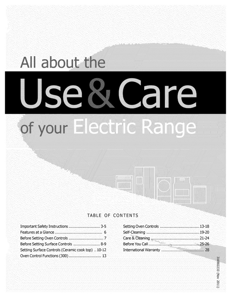 Frigidaire FFEF3017XSA User manual