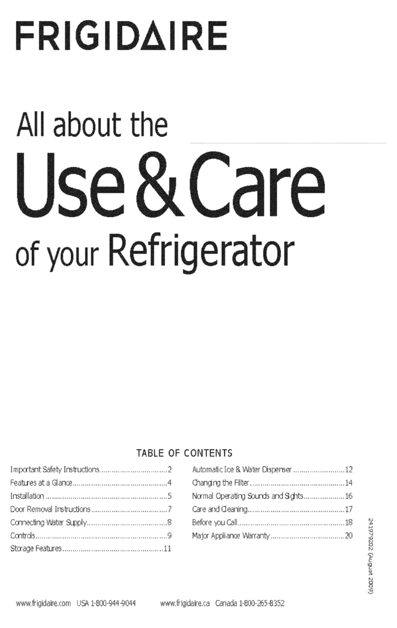 Frigidaire FGHS2334KB3 use & care