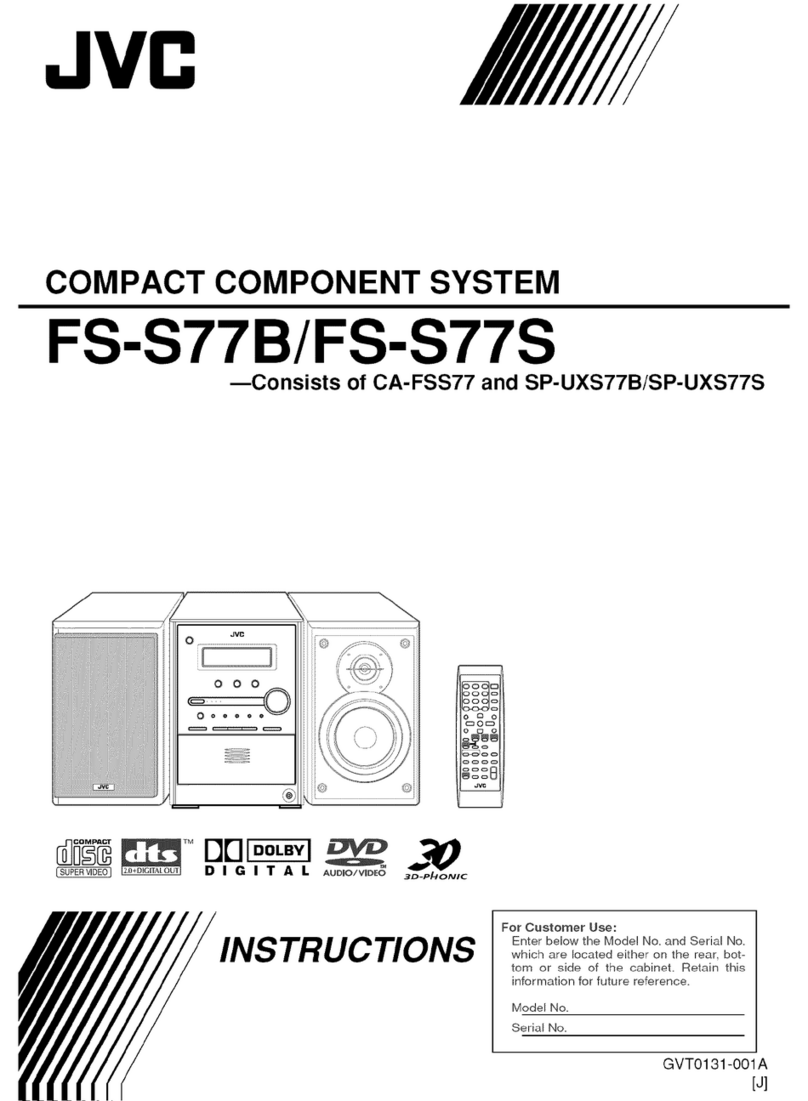 JVC FS-S77B User manual