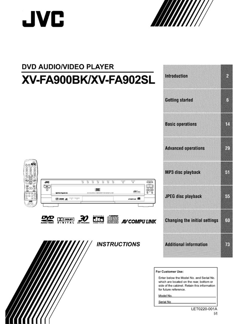 JVC XV-FA900BK User manual