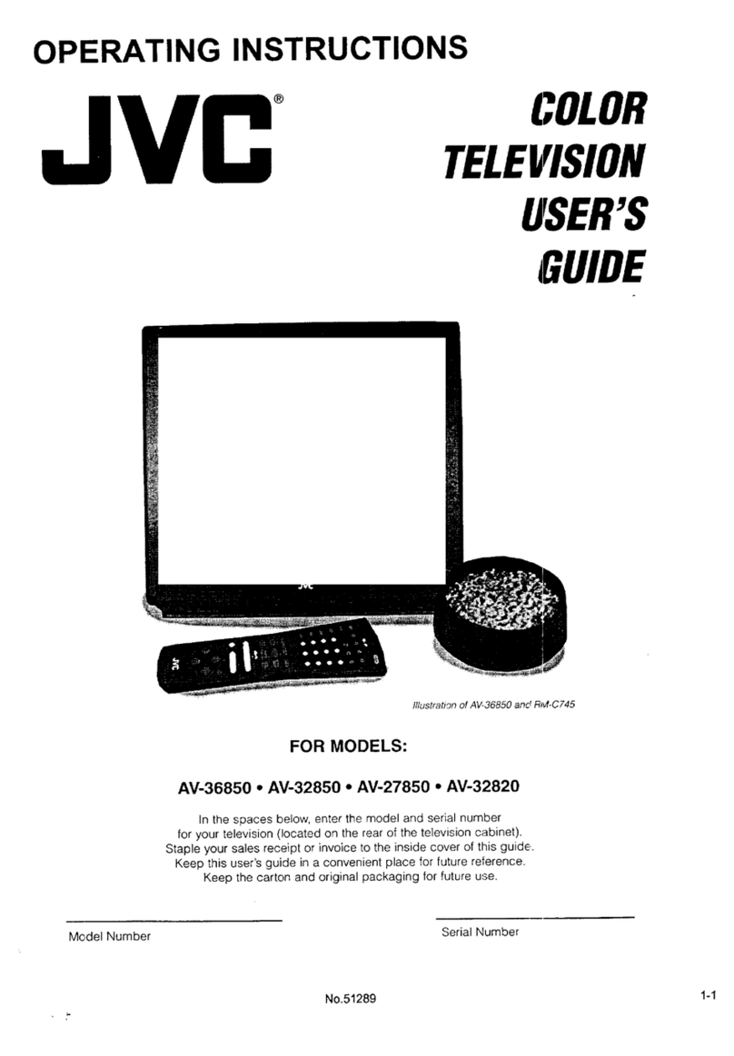 JVC AV-36850 User manual