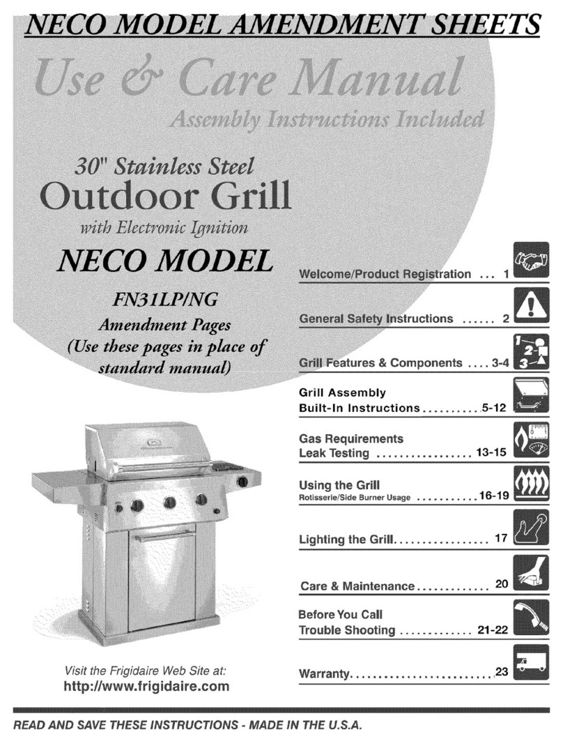 Frigidaire FN31LPDC User manual
