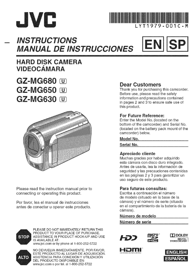 JVC Everio GZ-MG680 User manual