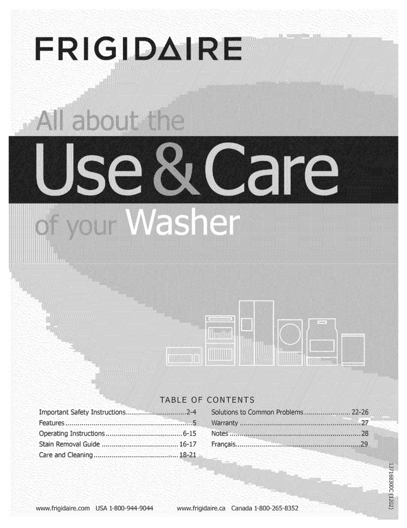 Frigidaire BKFW3517KT0 Owner's manual