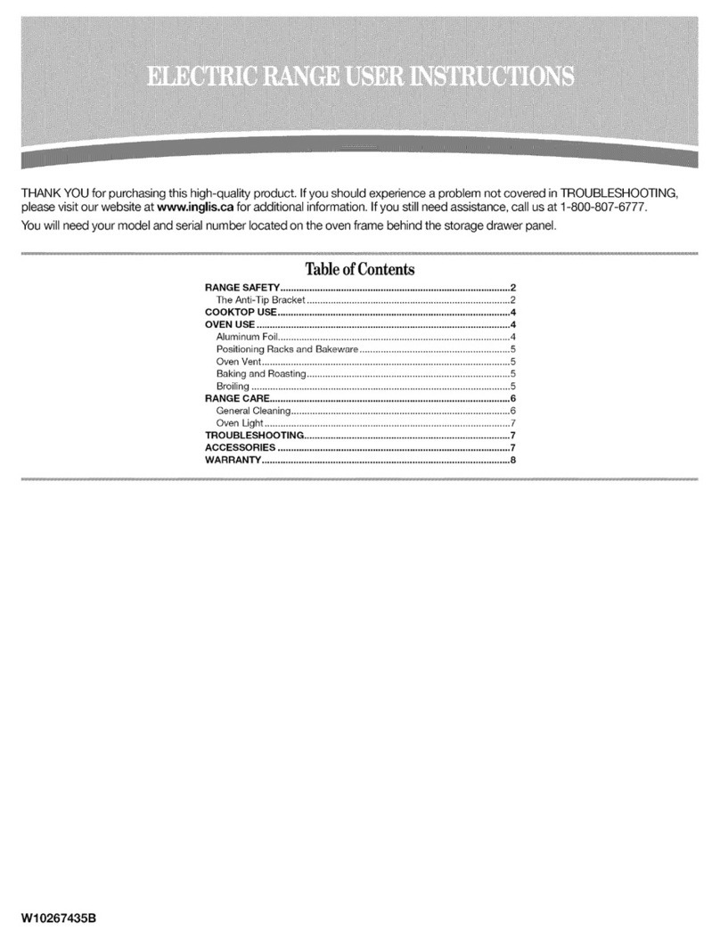 Inglis IVE30100 User instructions