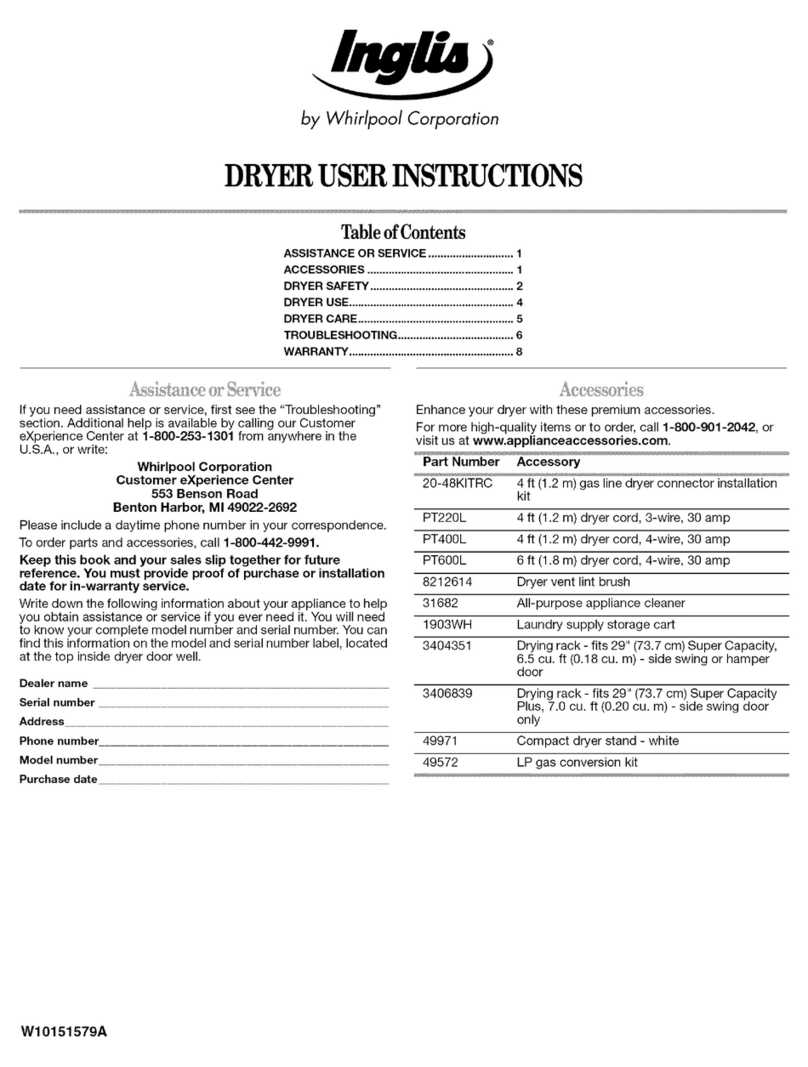 Inglis IED4400VQ0 User instructions