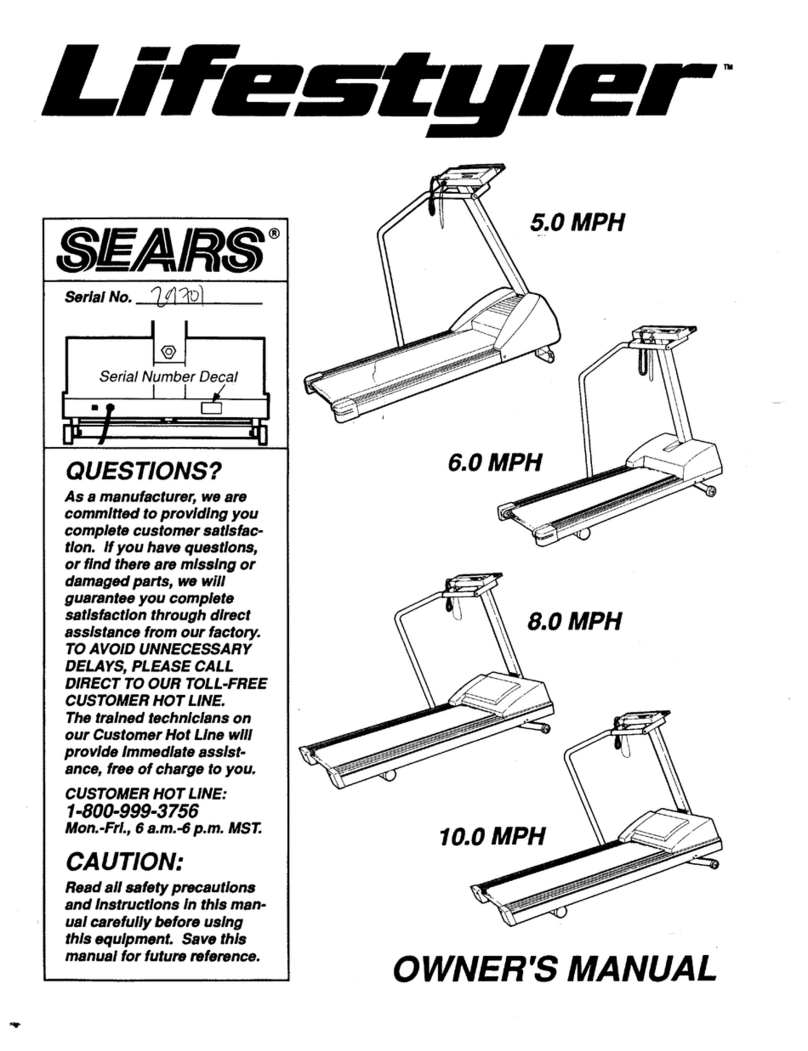 LIFESTYLER 5.0 MPH owner's manual