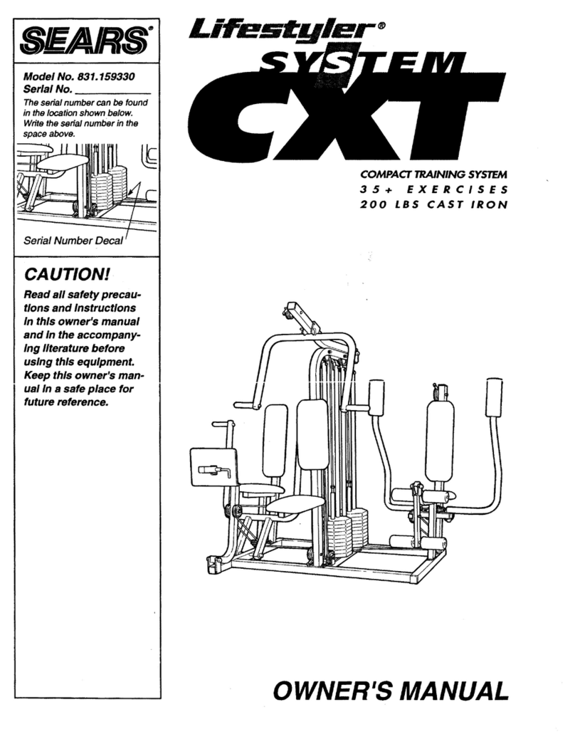 LIFESTYLER System CXT owner's manual