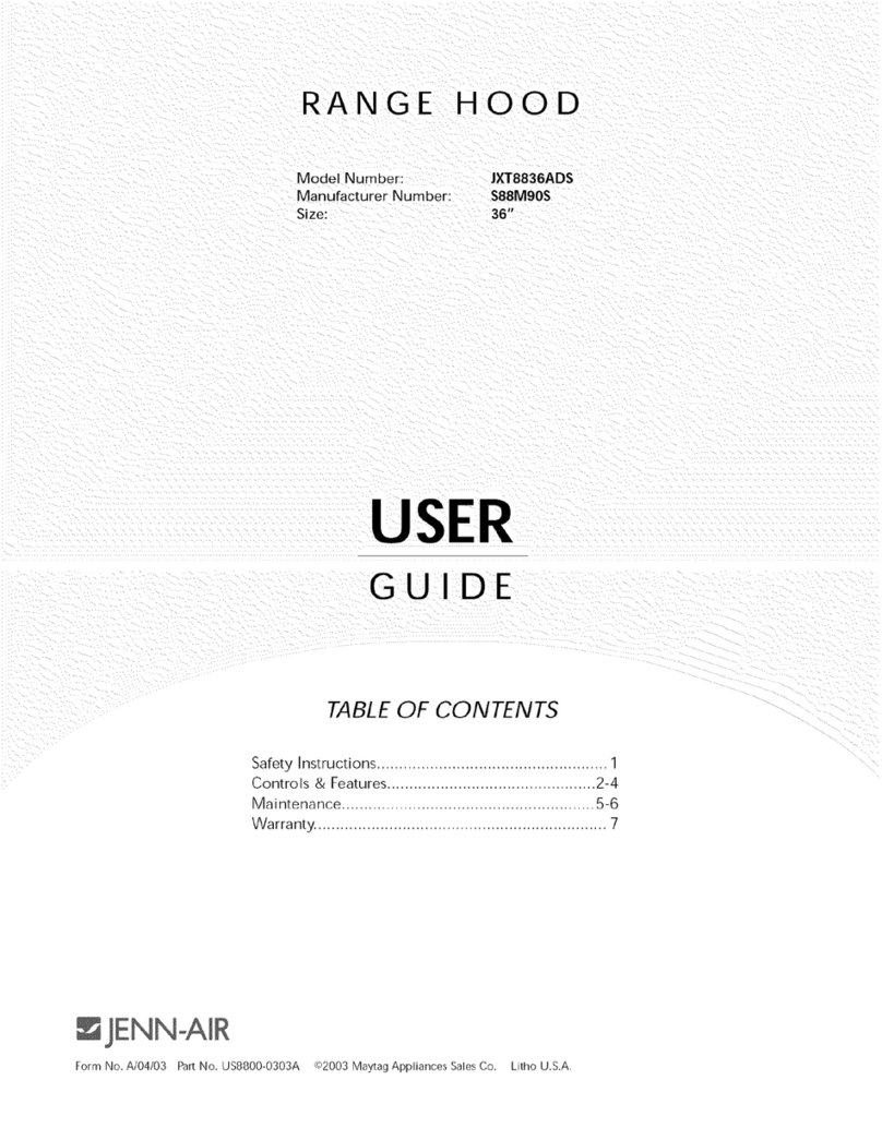 Jenn-Air JXT8836ADS User manual