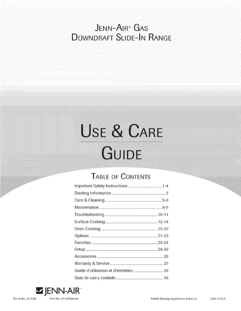 Jenn-Air JGS9900BDB User manual
