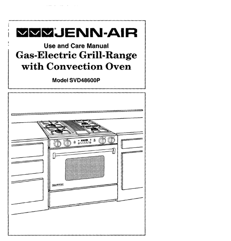 Jenn-Air SVD48600P use and care manual