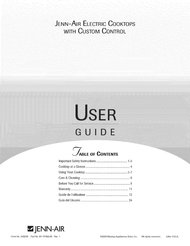 Jenn-Air JEC9530BDB User manual