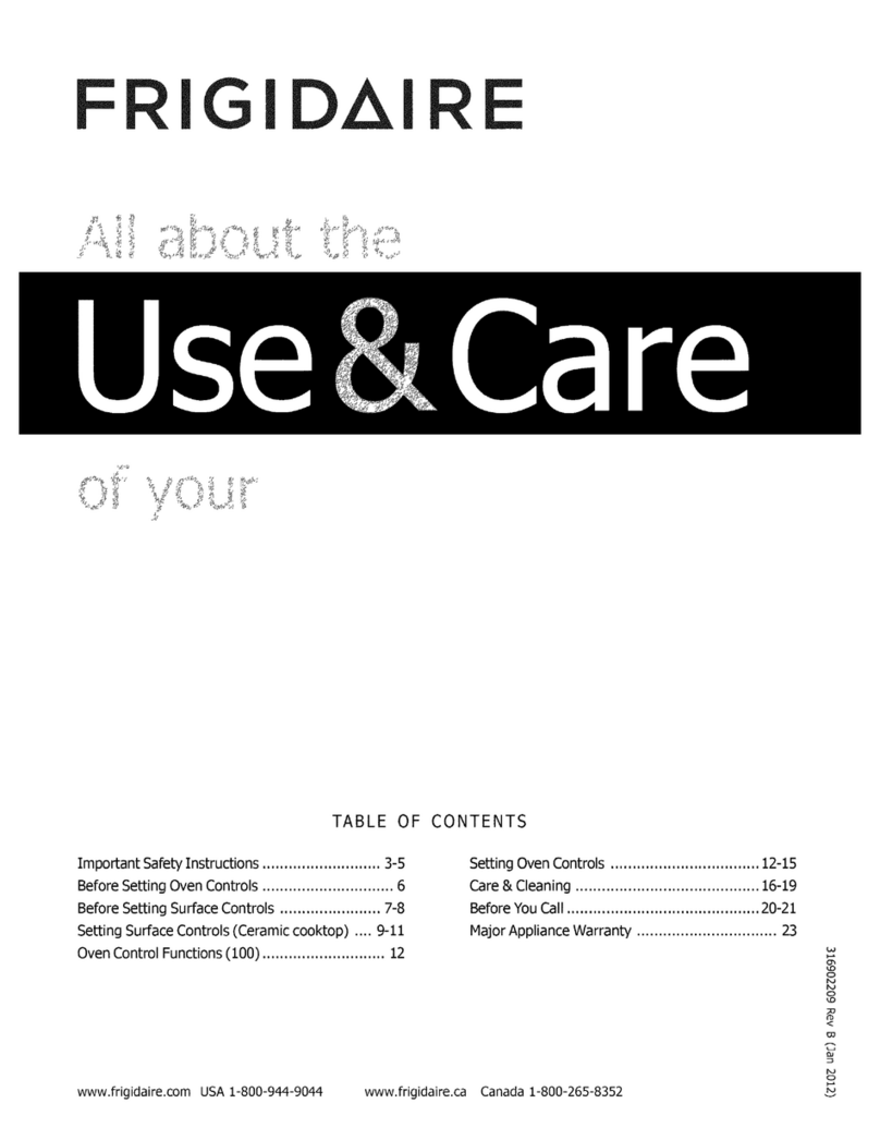 Frigidaire FFEF3043LSA User manual