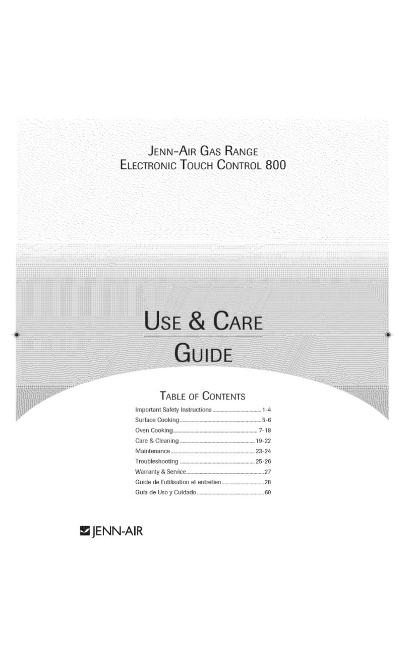Jenn-Air JGR8775QDB User manual