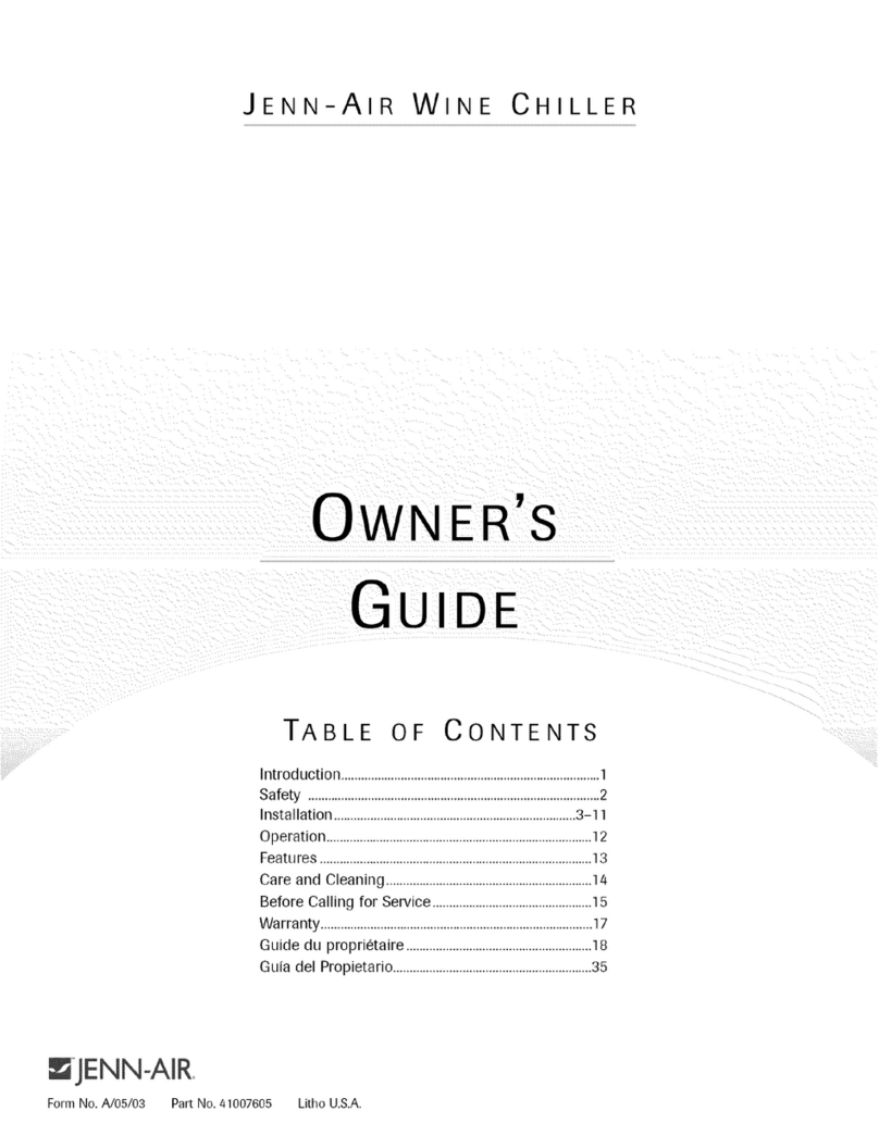 Jenn-Air JWC2450ARW owner's guide