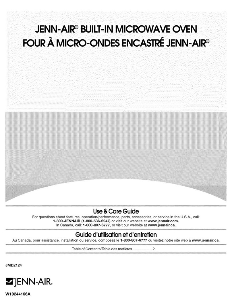 Jenn-Air JMD2124WS0 Use & care guide