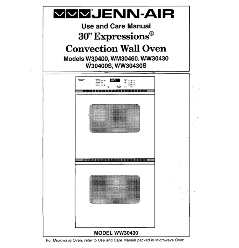 Jenn-Air EXPRESSIONS WW30430S Use and care guide