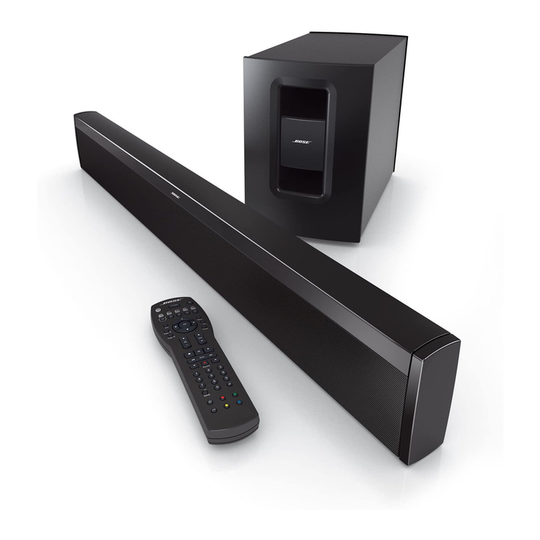 Bose CINEMATE 1 SR operating guide