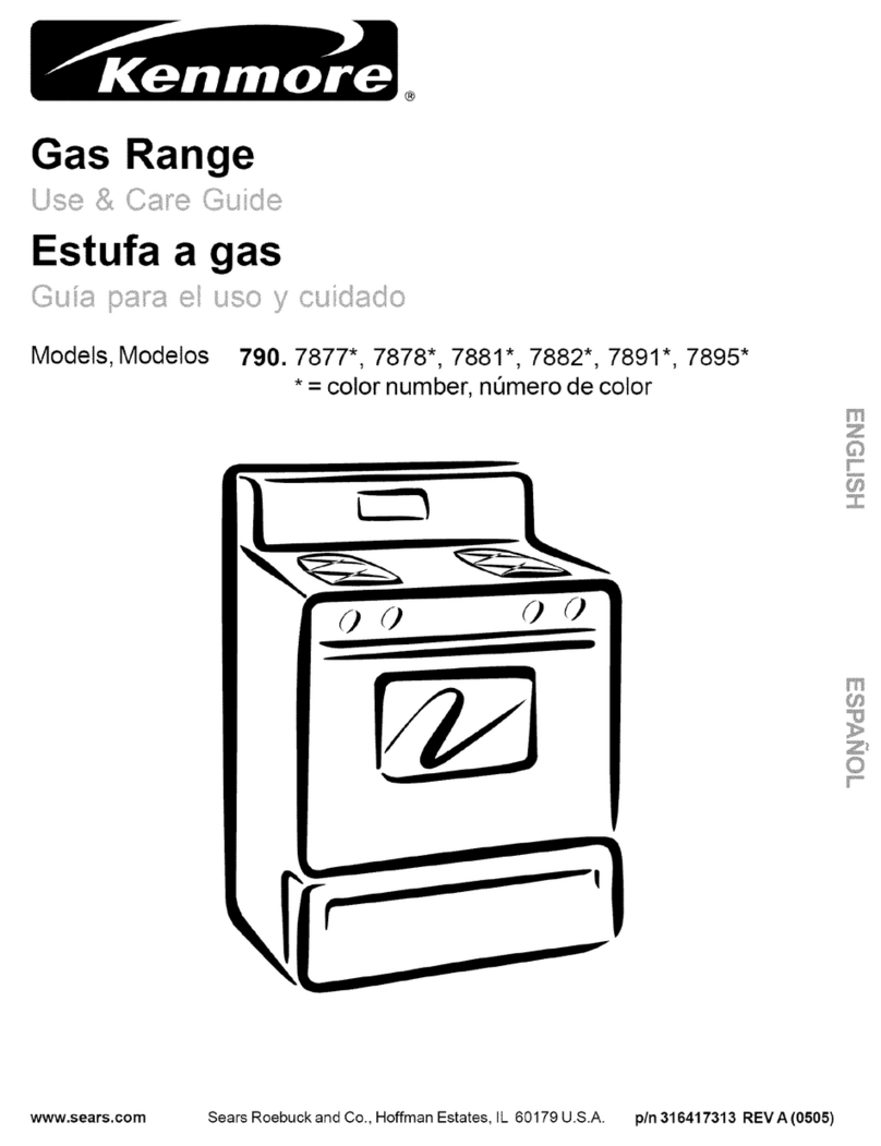 Kenmore 79078774405 User manual